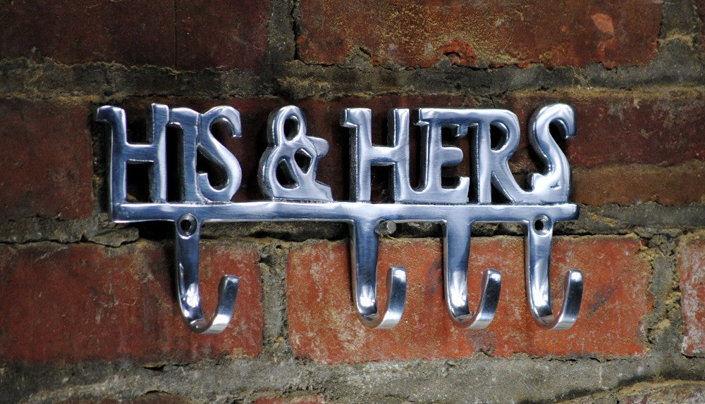 His & Her Hook, silver