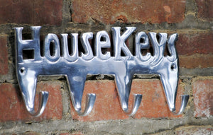 House Key Hook, silver